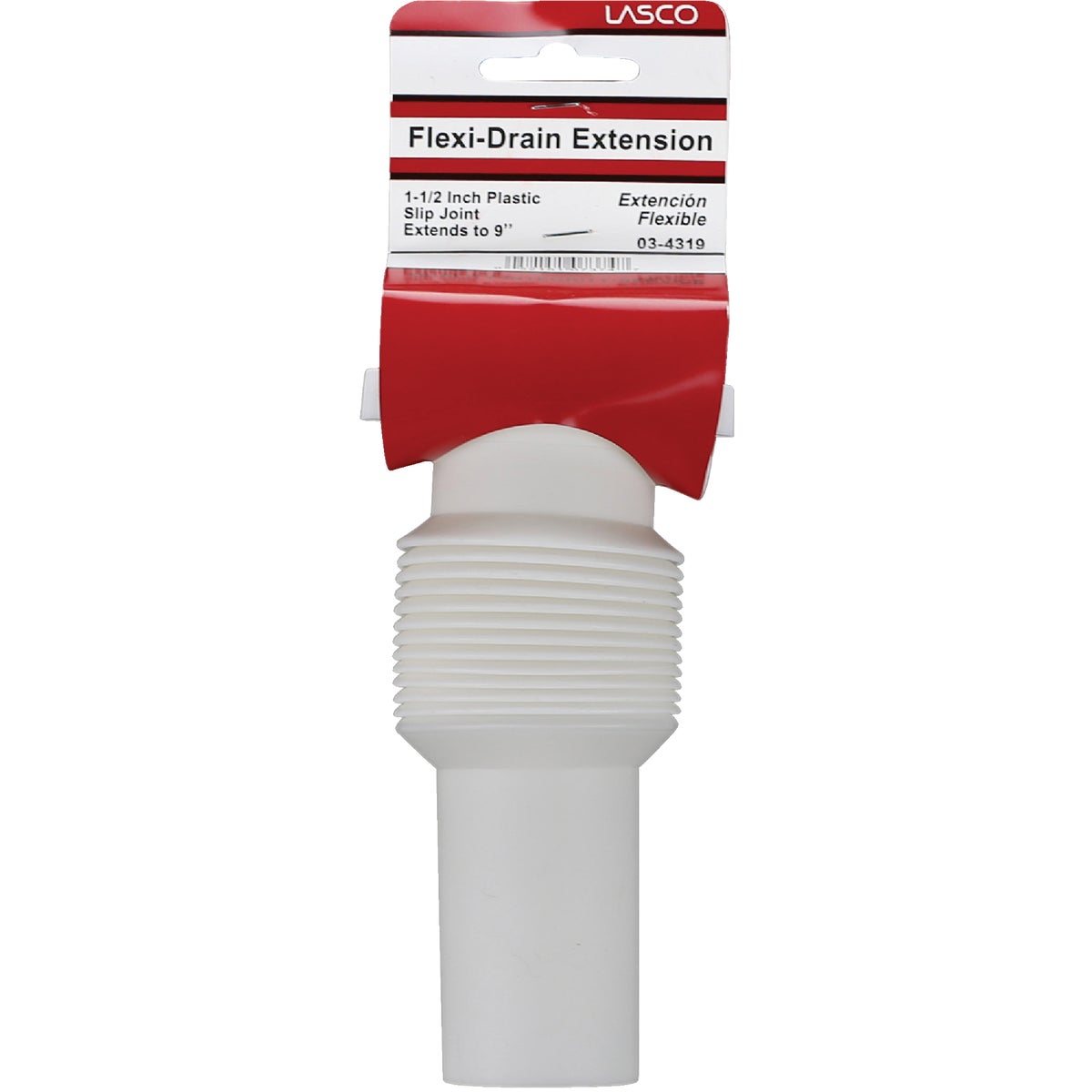 Lasco 1-1/2 In. OD White Plastic Extension Tube Image 2