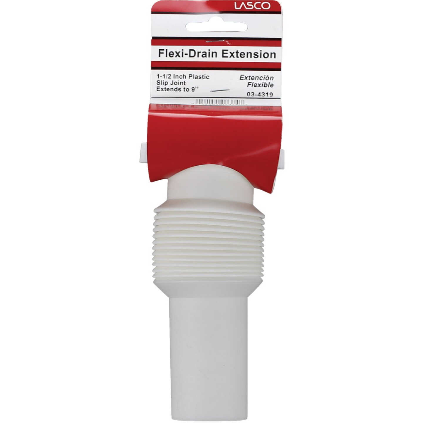 Lasco 1-1/2 In. OD White Plastic Extension Tube Image 2