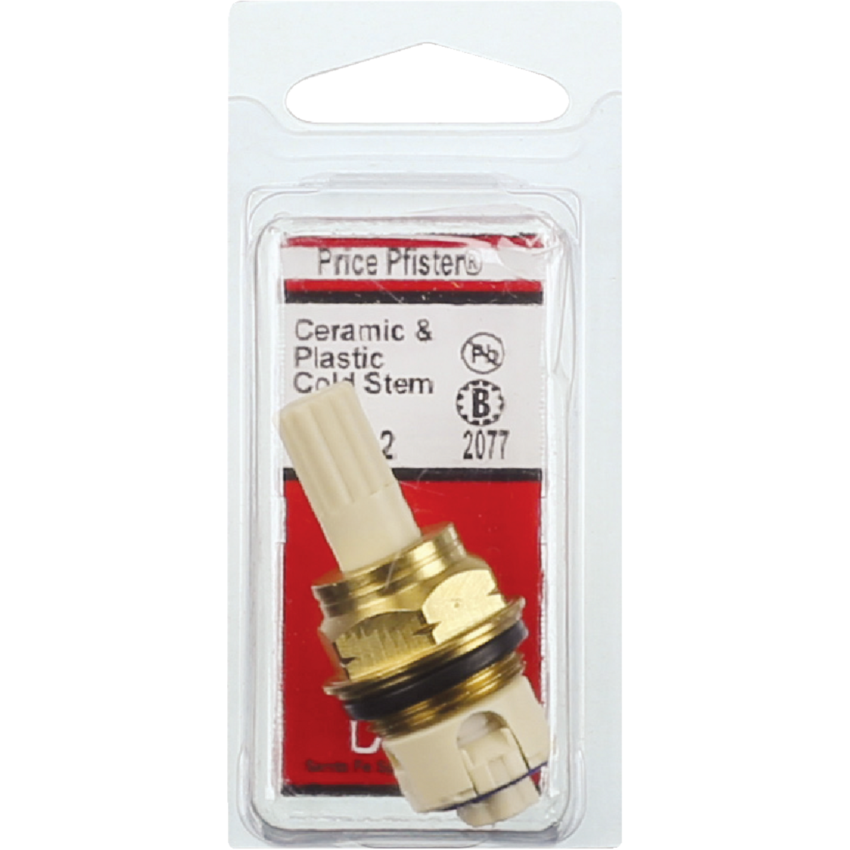 Lasco Cold Water Price Pfister No. 2077 or No. 2078 Faucet Stem Image 2