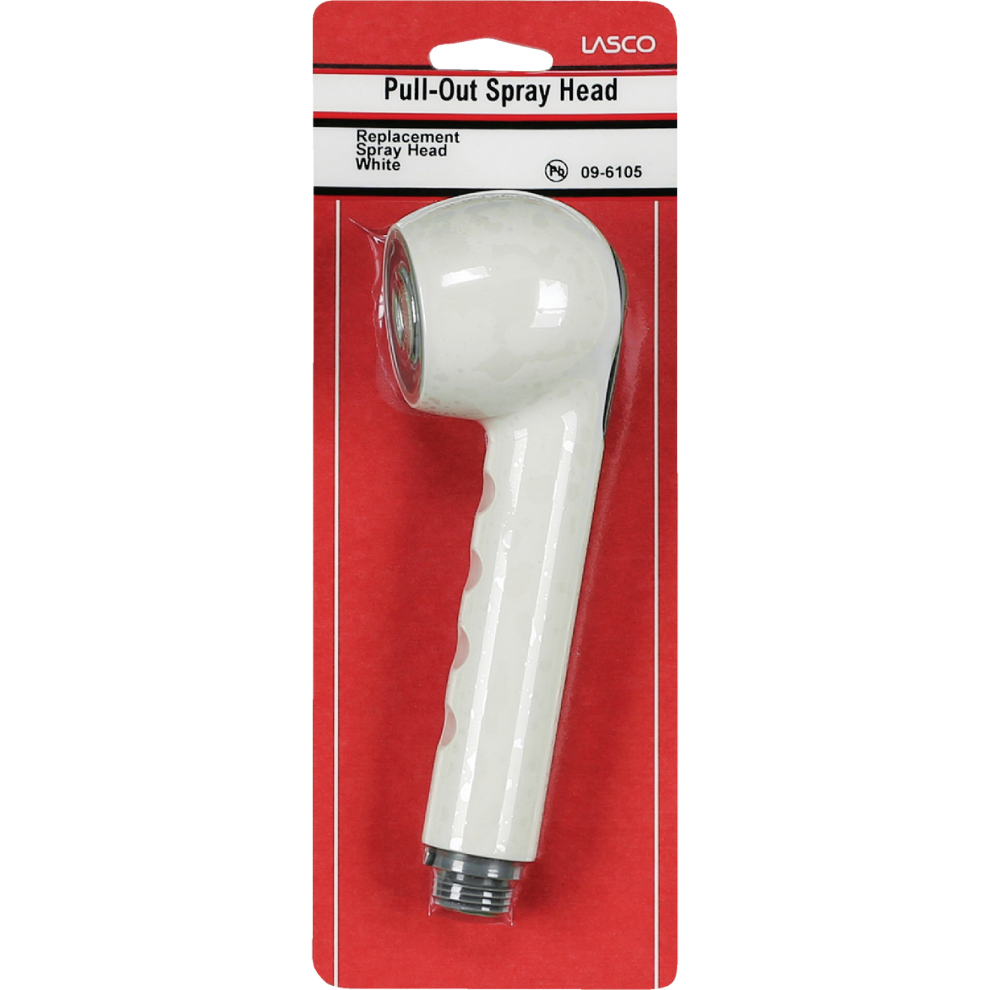 Lasco Pull-Out White Sprayer Head Image 2