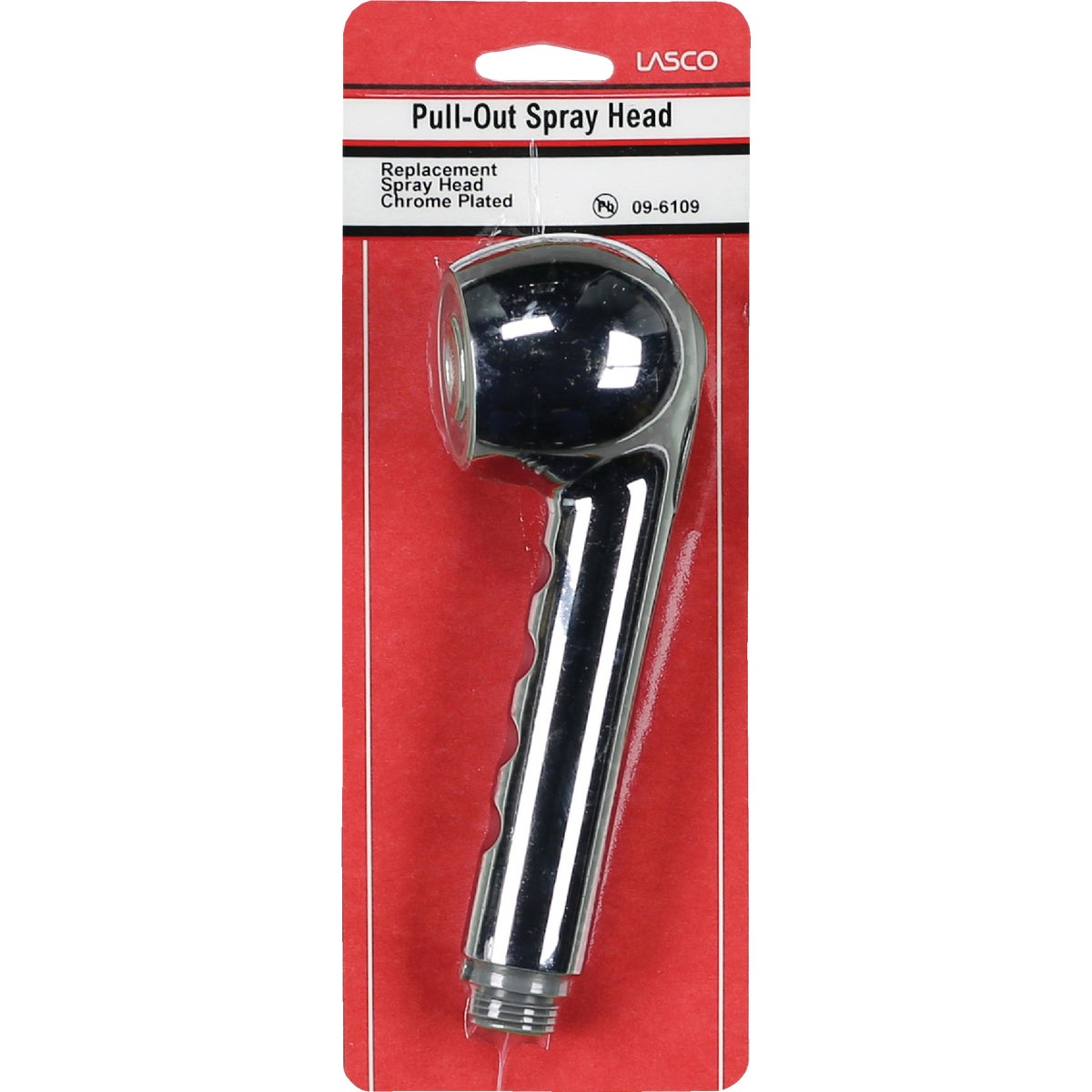 Lasco Pull-Out Chrome Sprayer Head Image 2