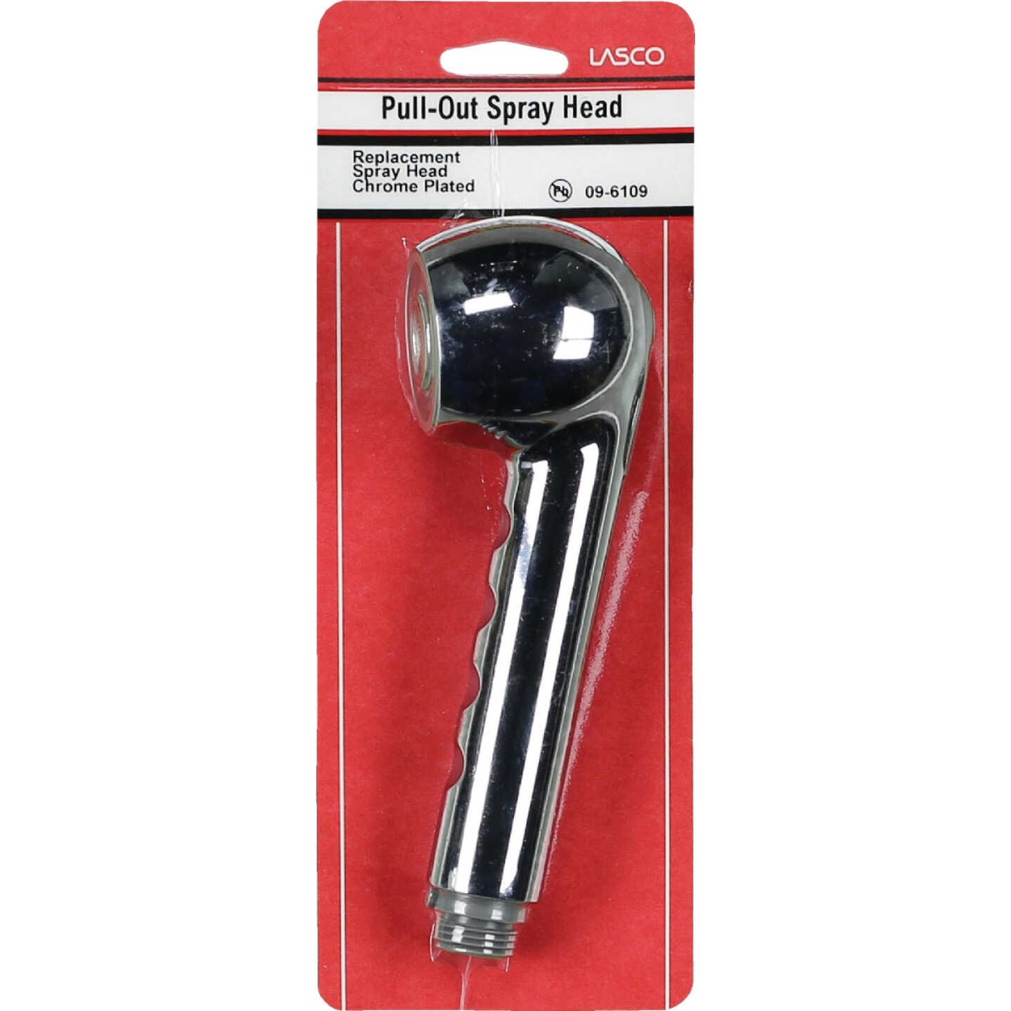 Lasco Pull-Out Chrome Sprayer Head Image 2