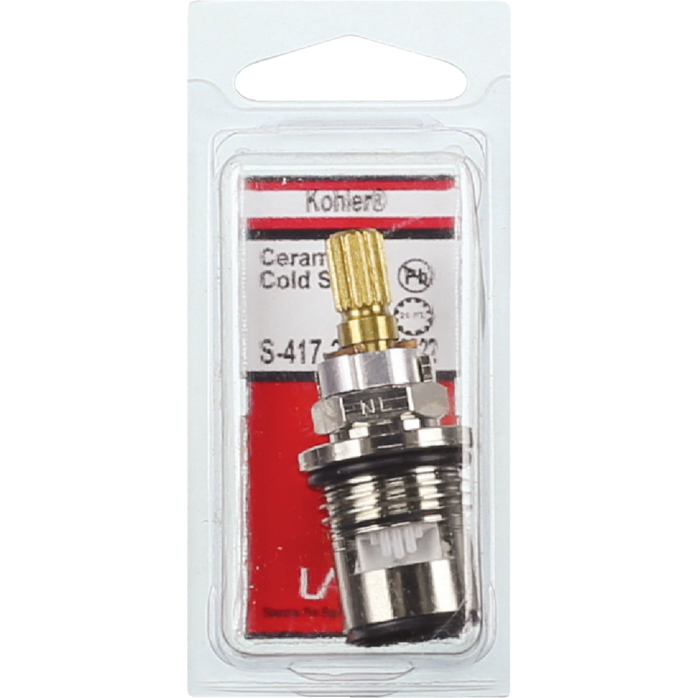 Lasco Cold Water Kohler No. 3821 or No. 3822 Faucet Stem Image 2