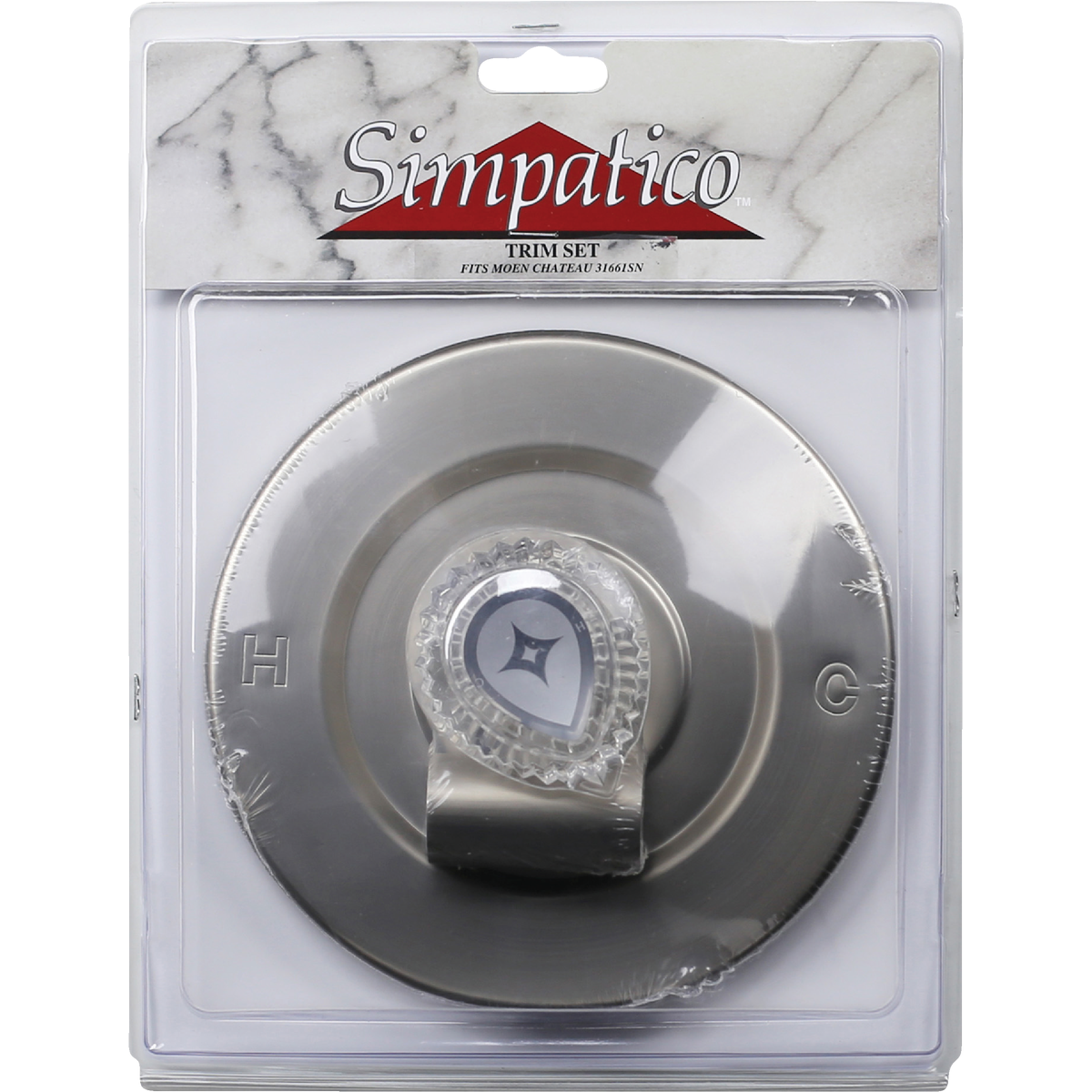 Lasco Moen Chateau Tub & Shower Trim Kit, Satin Nickel Image 2