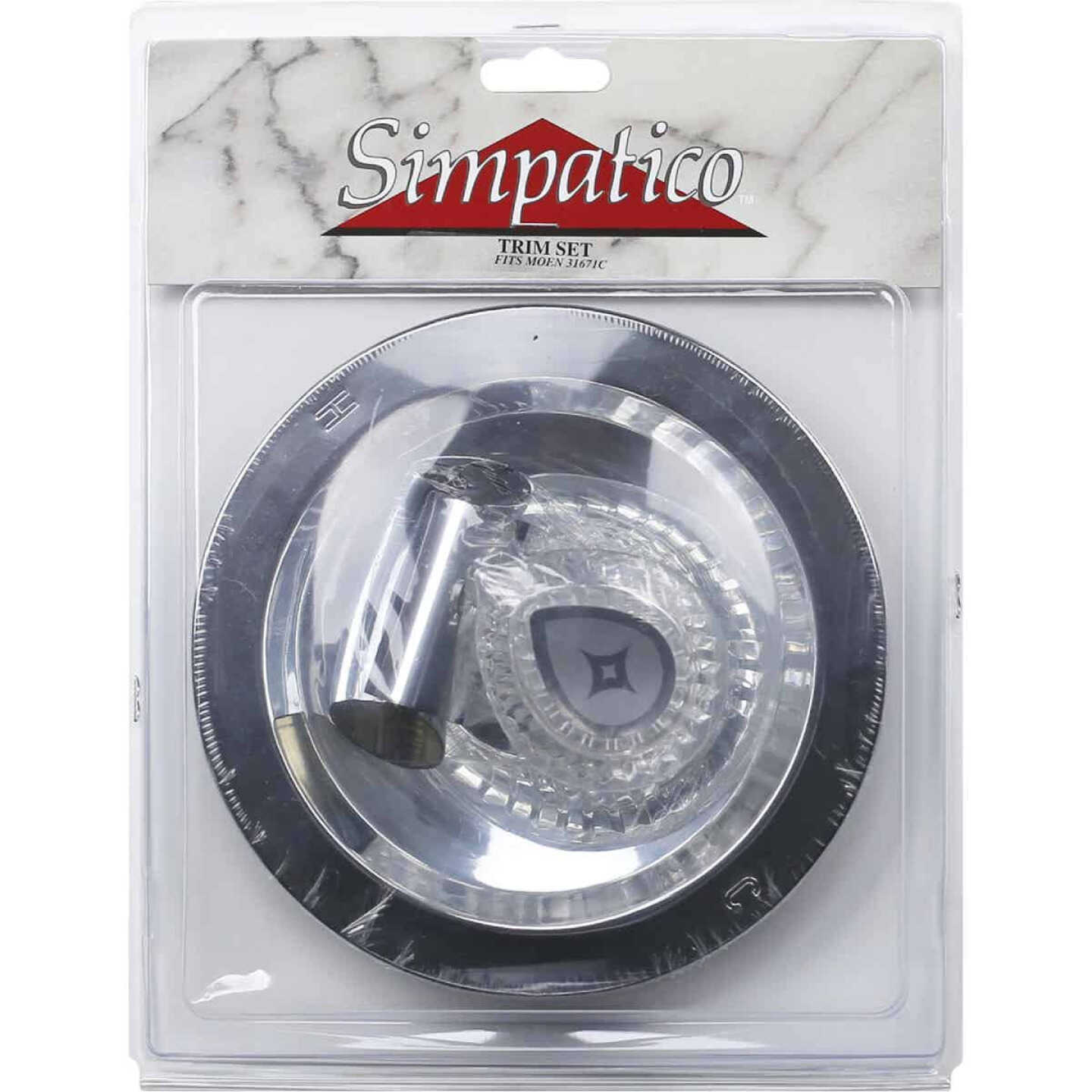 Lasco Legend Tub & Shower Trim Kit, Chrome Image 2