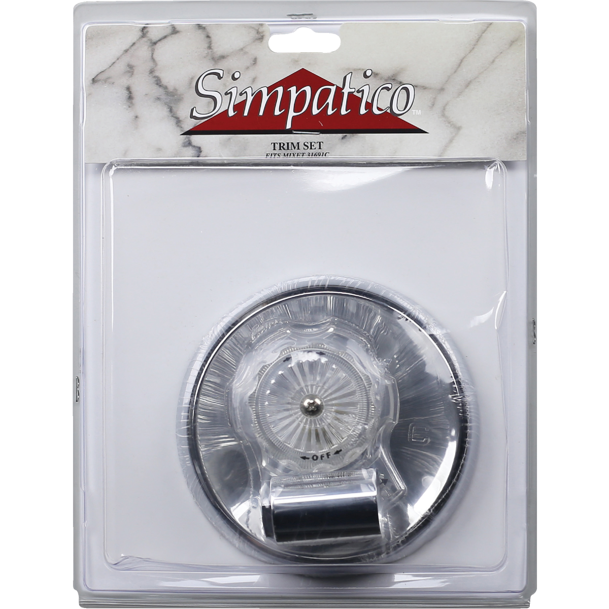 Lasco Chrome Round Handle Mixet Tub & Shower Trim Kit Image 2