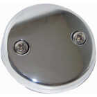 Lasco Two-Hole Chrome Bath Drain Face Plate Image 1