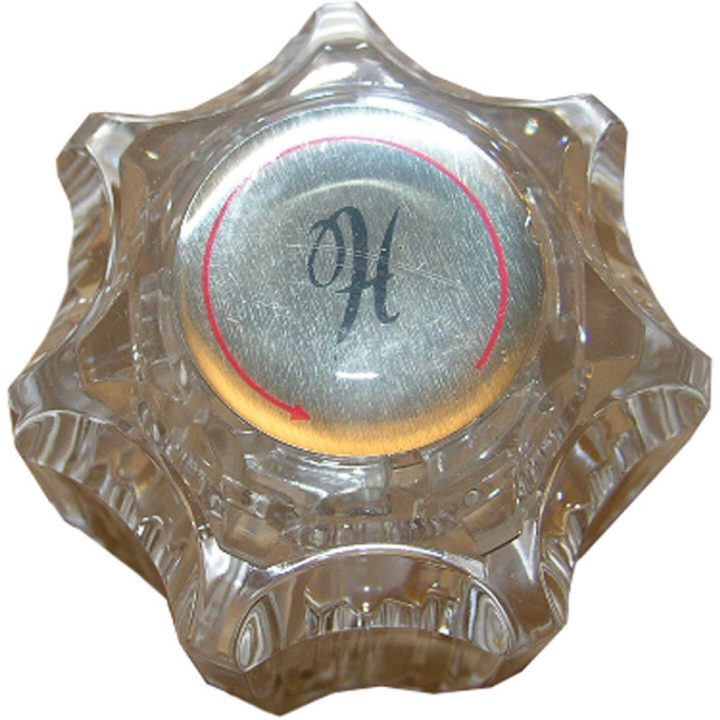 Lasco Delta Delex Hot Round Clear Tub & Shower Handle Kit Image 1