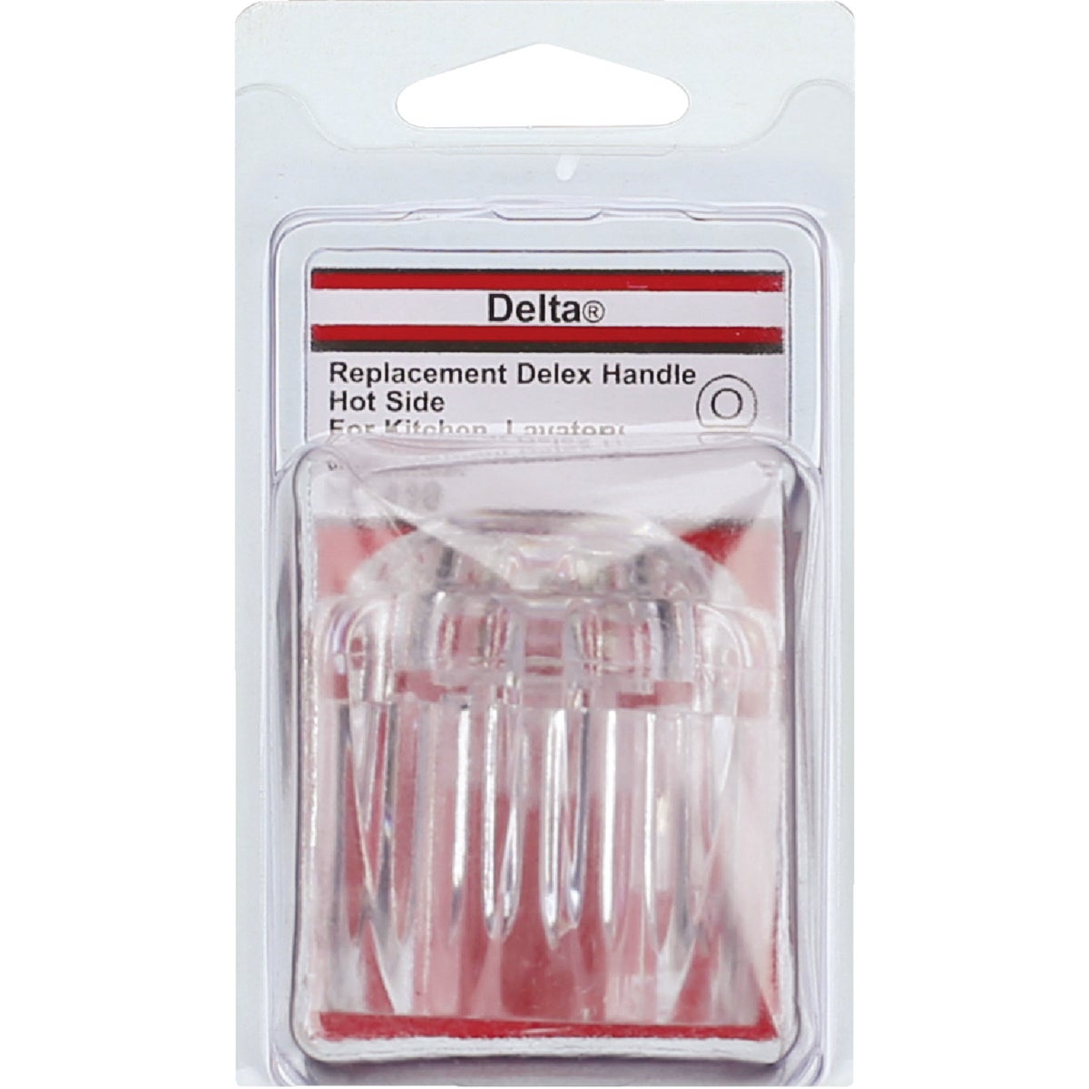 Lasco Delta Delex Hot Round Clear Tub & Shower Handle Kit Image 2