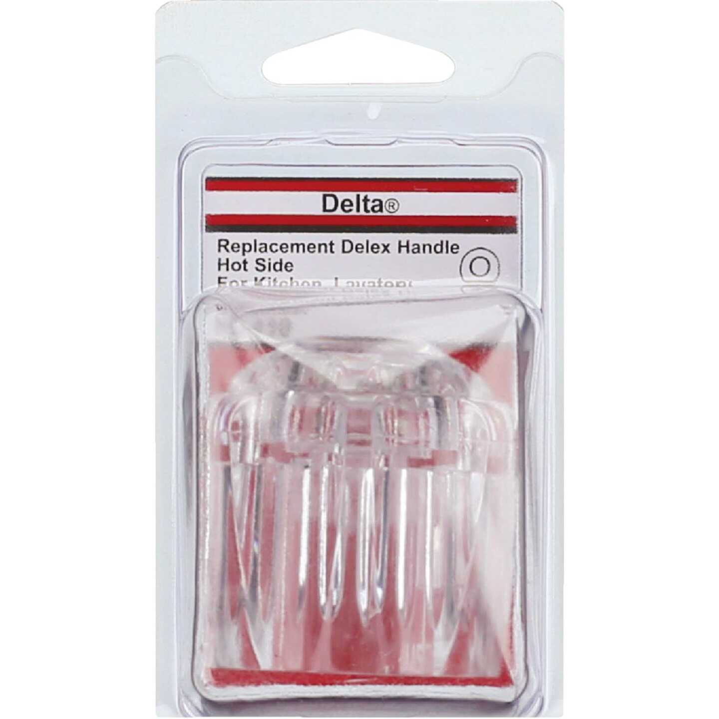 Lasco Delta Delex Hot Round Clear Tub & Shower Handle Kit Image 2