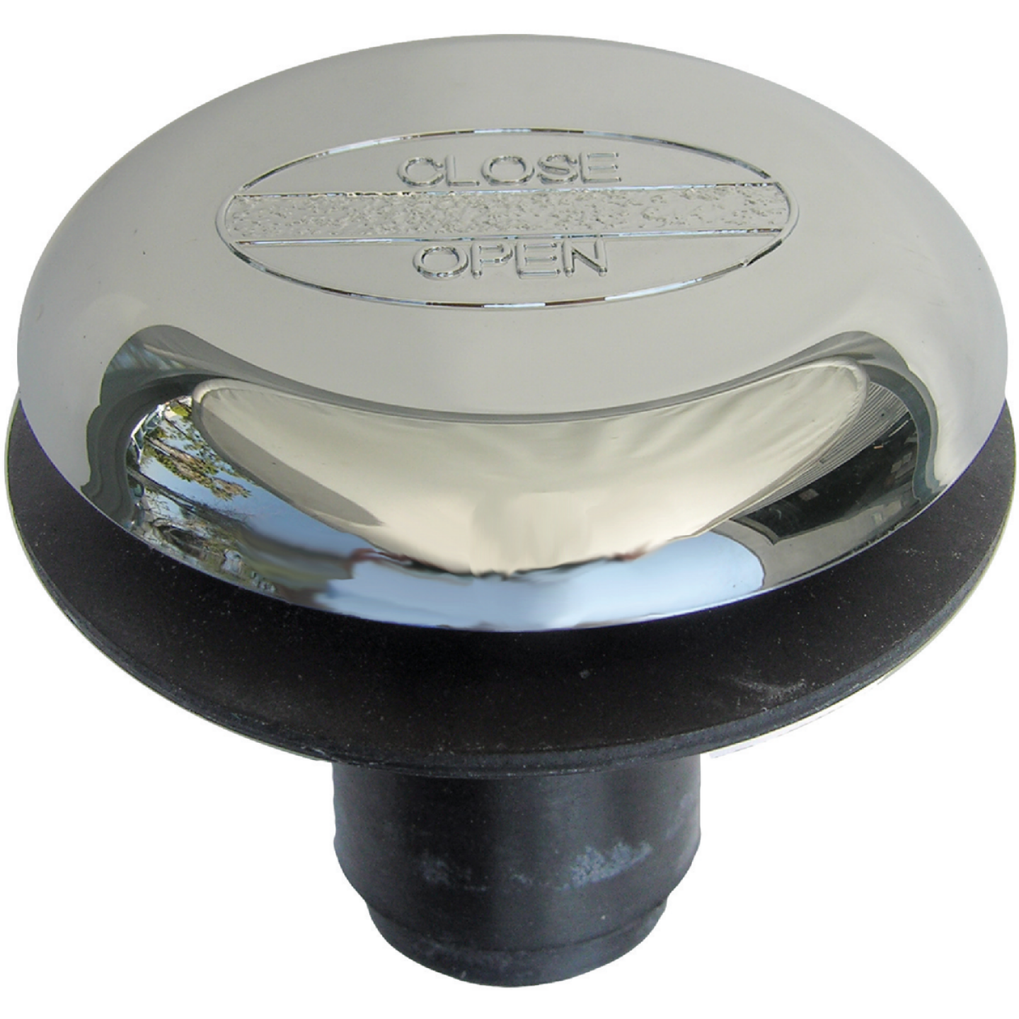 Lasco 3/8 In. x 1-3/4 In. Rapid Fit Tip Toe Bathtub Drain Stopper with Chrome Plated Finish Image 1