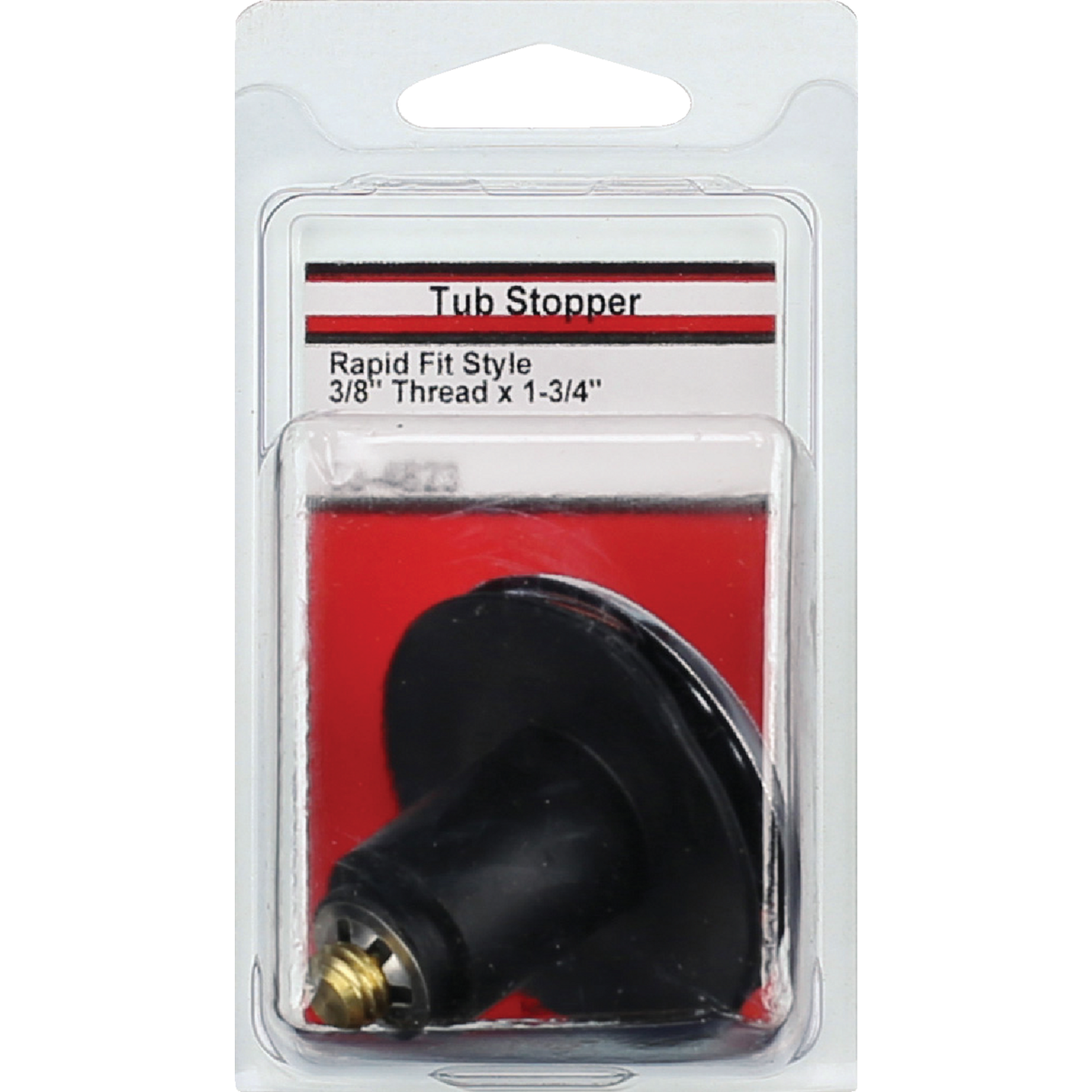 Lasco 3/8 In. x 1-3/4 In. Rapid Fit Tip Toe Bathtub Drain Stopper with Chrome Plated Finish Image 2