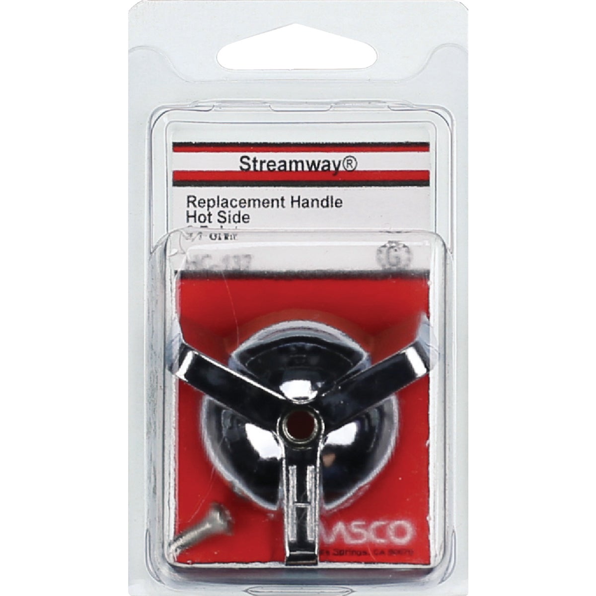 Lasco Streamway 3-Point Hot Chrome Tub & Shower Handle Kit Image 2