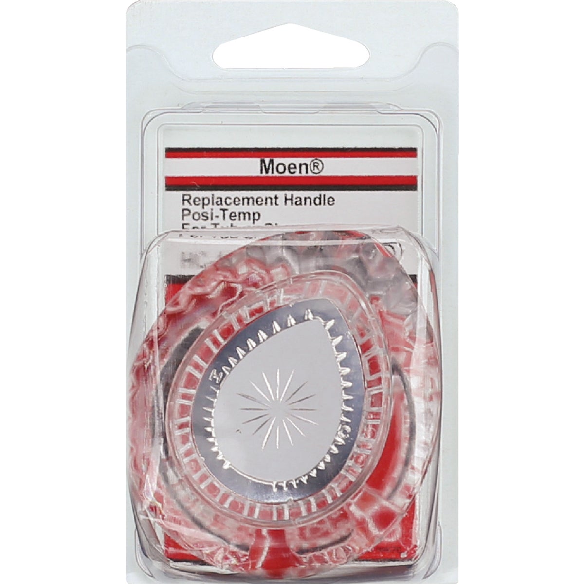 Lasco Moen Teardrop Posi Temp Clear Tub & Shower Handle Kit Image 2