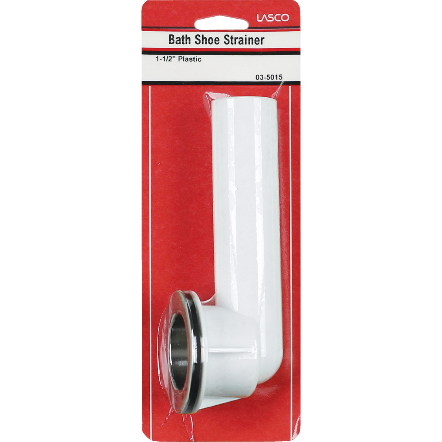 Lasco 1-1/2 In. PVC Overflow and Waste Shoe Image 2