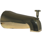 Lasco 1/2 In. FPT Polished Brass Bathtub Spout with Diverter Image 1