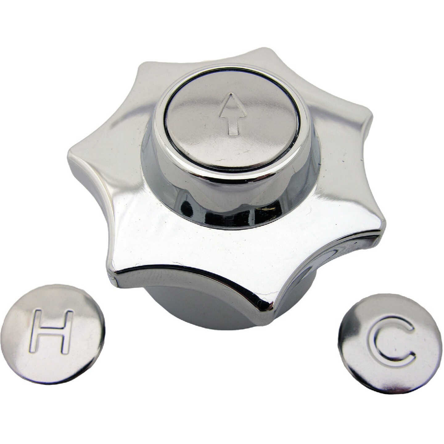 Lasco American Standard Heritage w/Hot & Cold Buttons Large Tub & Shower Handle Kit Image 1