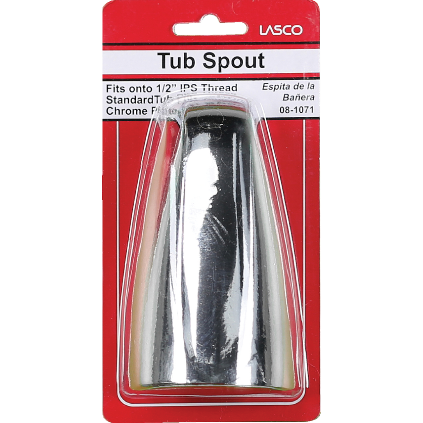 Lasco 1/2 In. FIP Chrome Bathtub Spout Image 2