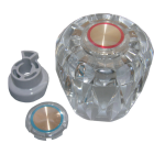 Lasco Valley II Clear Small Faucet Handle Image 1