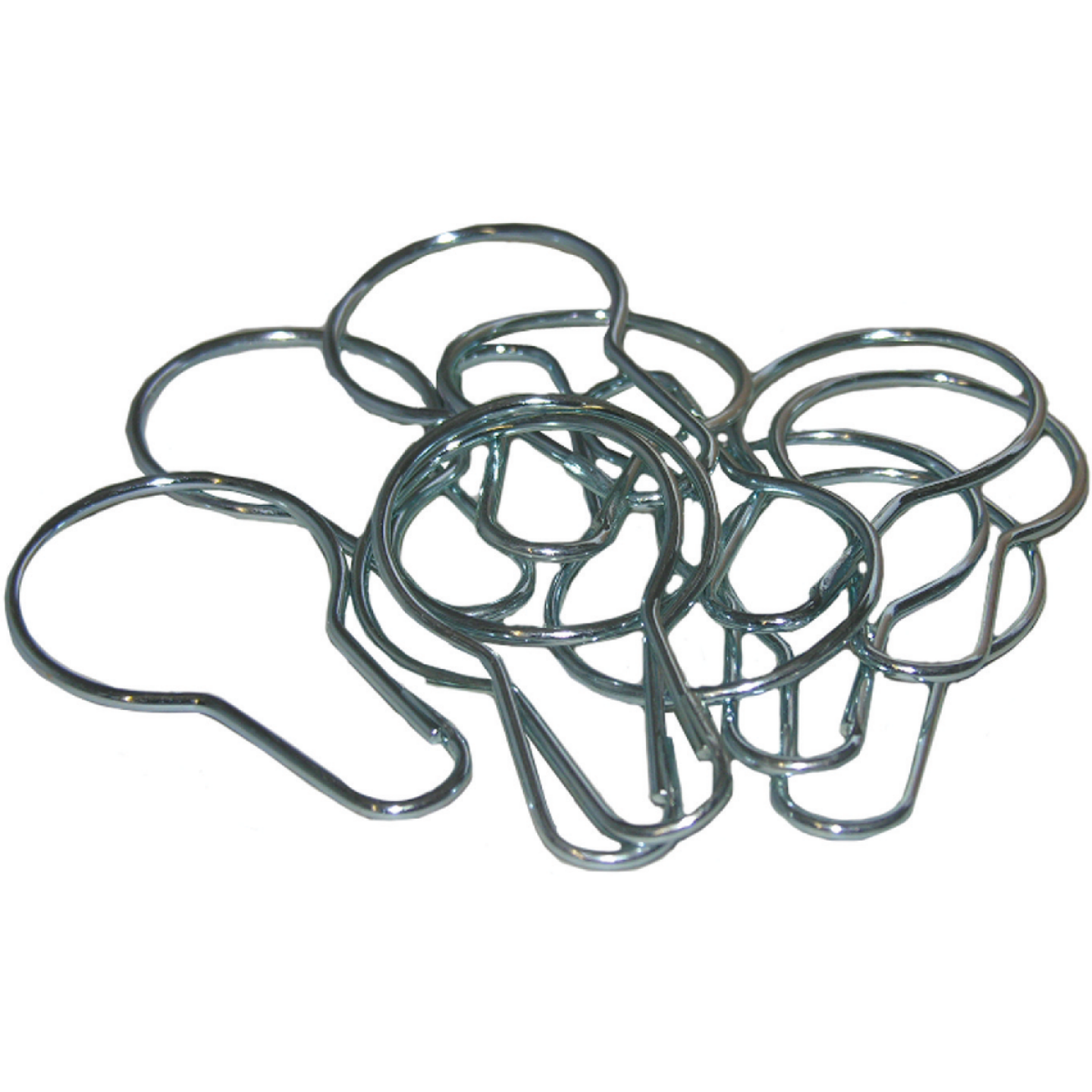 Lasco Chrome Shower Curtain Hook (12 Count) Image 1