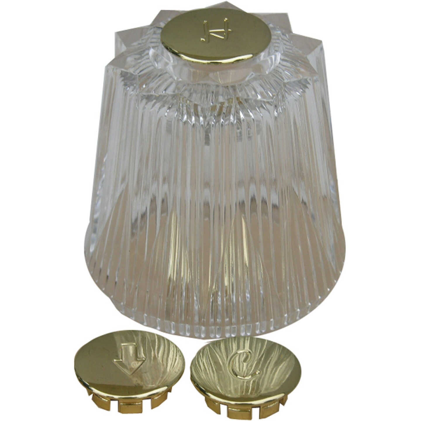 Lasco Price Pfister Round Large Tub & Shower Handle Kit Image 1