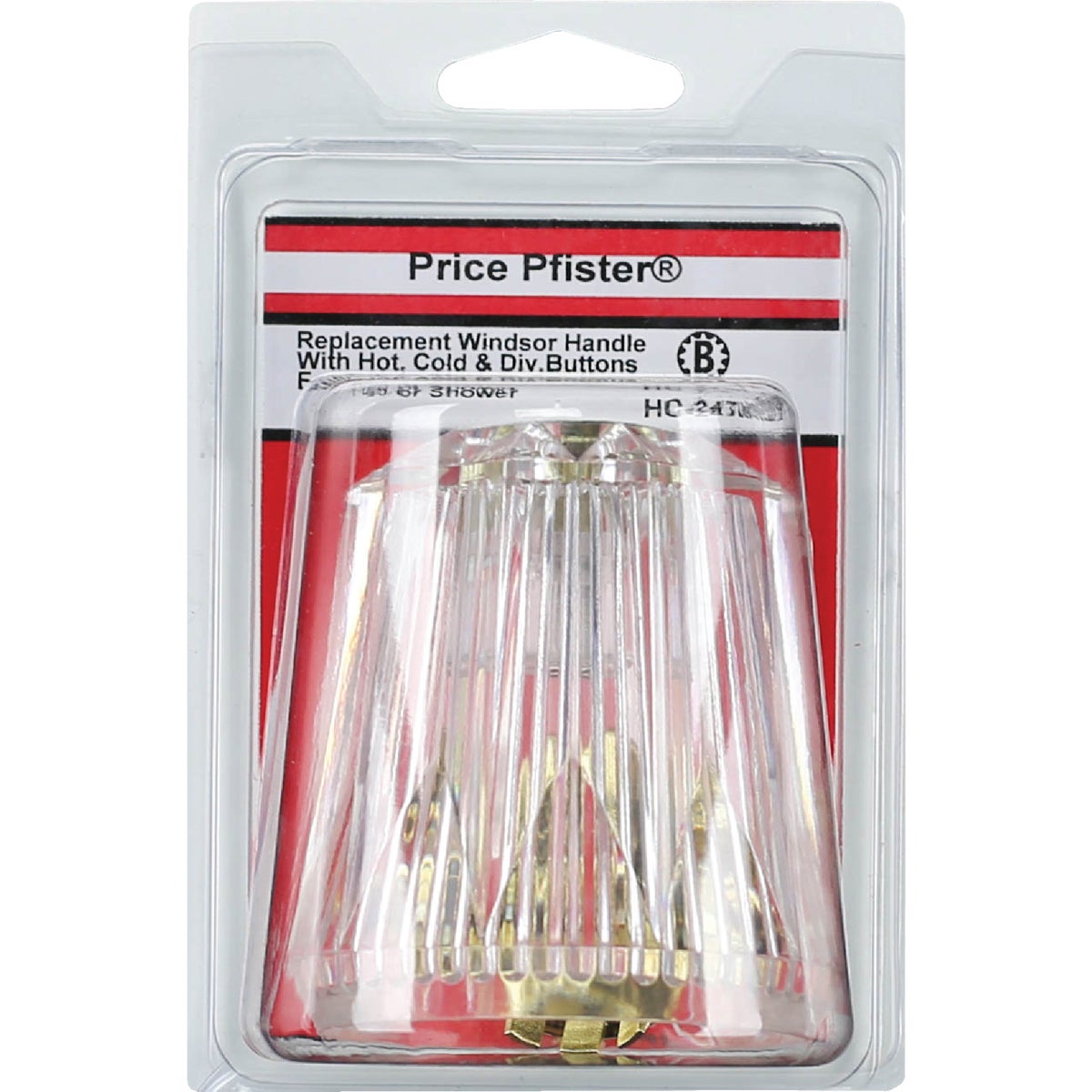 Lasco Price Pfister Round Large Tub & Shower Handle Kit Image 2