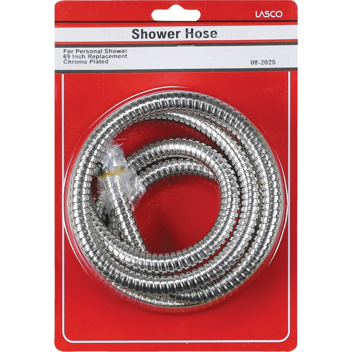 Lasco 69 In. Chrome  Stainless Steel Shower Hose Image 2