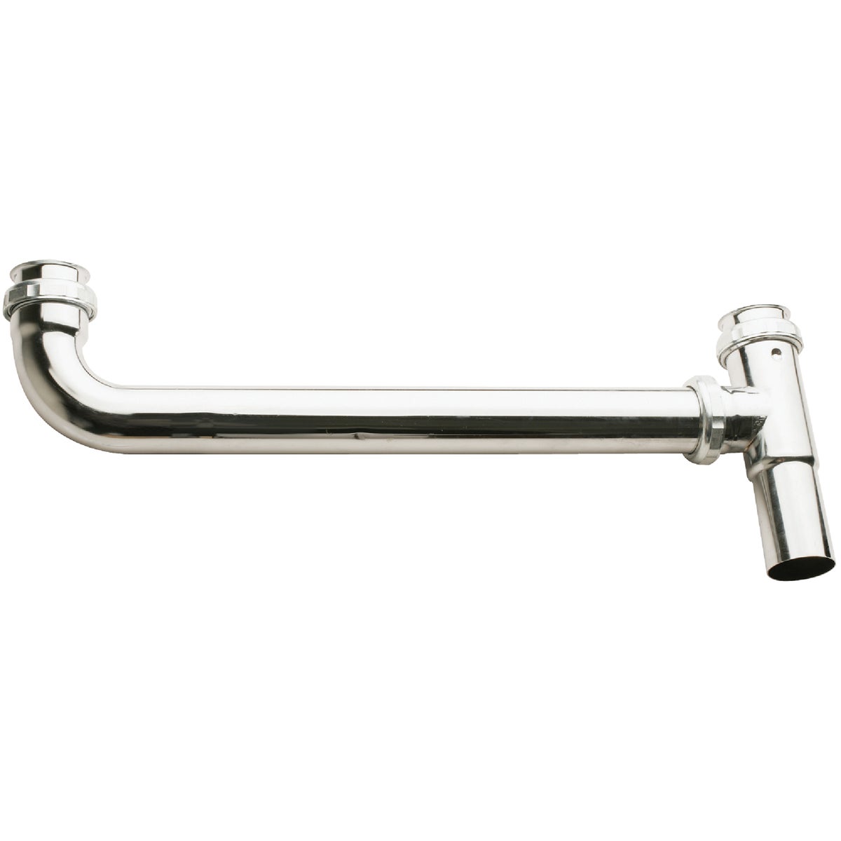 Keeney 1-1/2 In. x 16 In. Satin Nickel End Outlet Waste