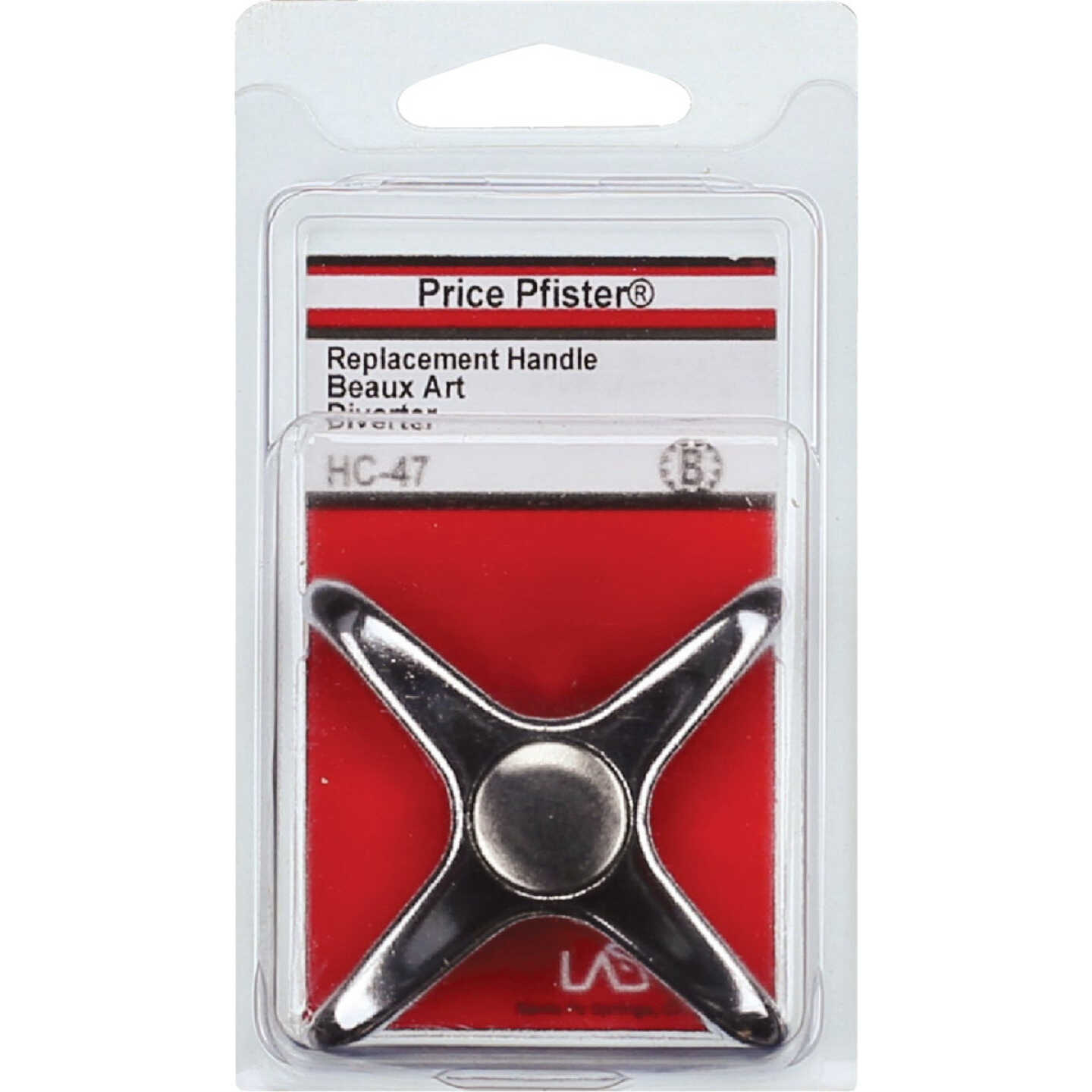 Lasco Price Pfister Diverter Chrome Tub & Shower Handle Kit Image 2