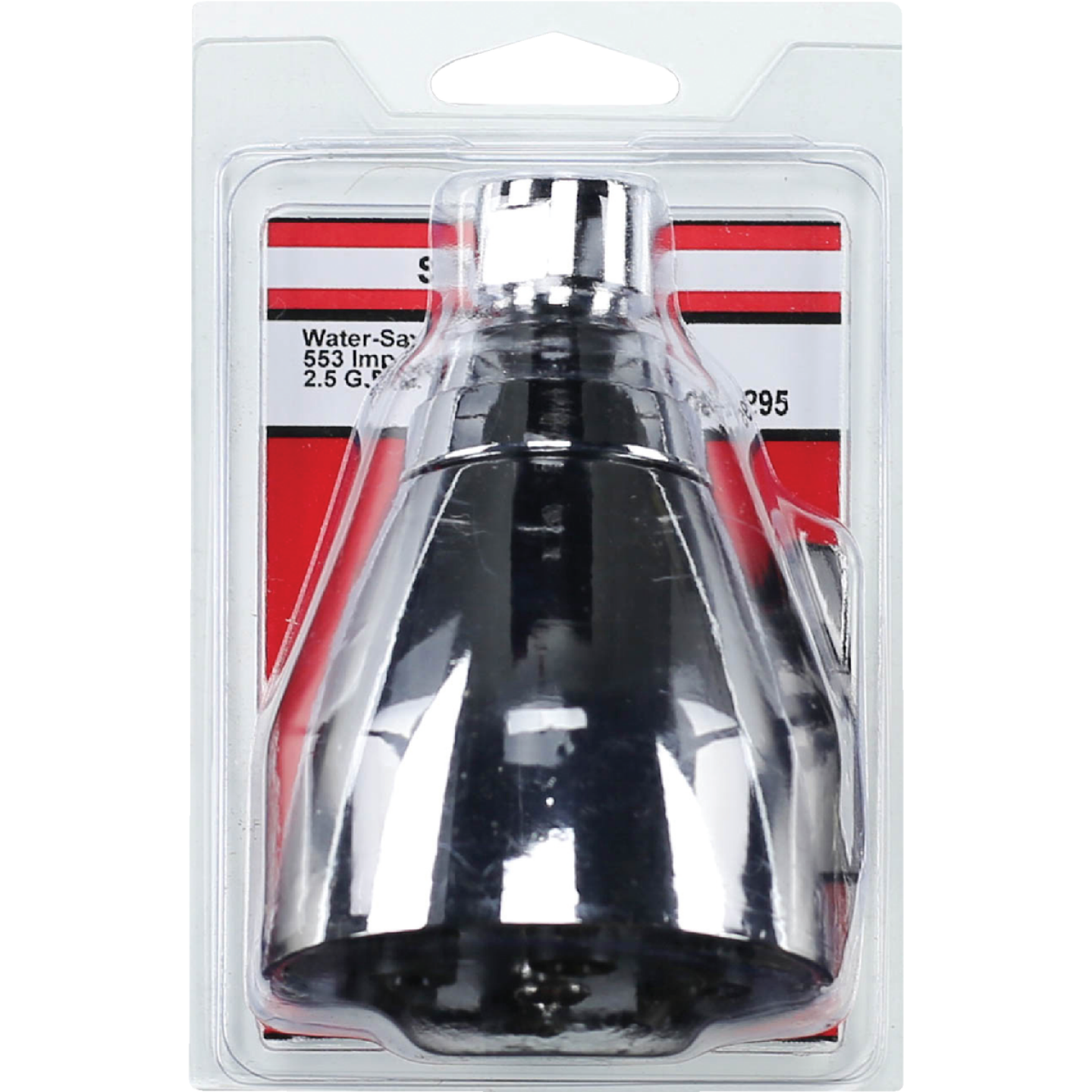 Lasco 6-Spray 1.8 GPM Fixed Shower Head, Chrome Image 2