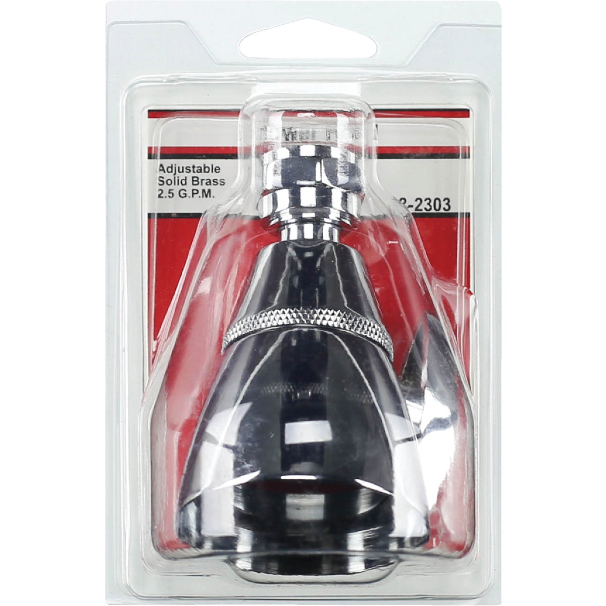 Lasco Chatam Style 1-Spray 1.8 GPM Fixed Shower Head, Chrome Image 2