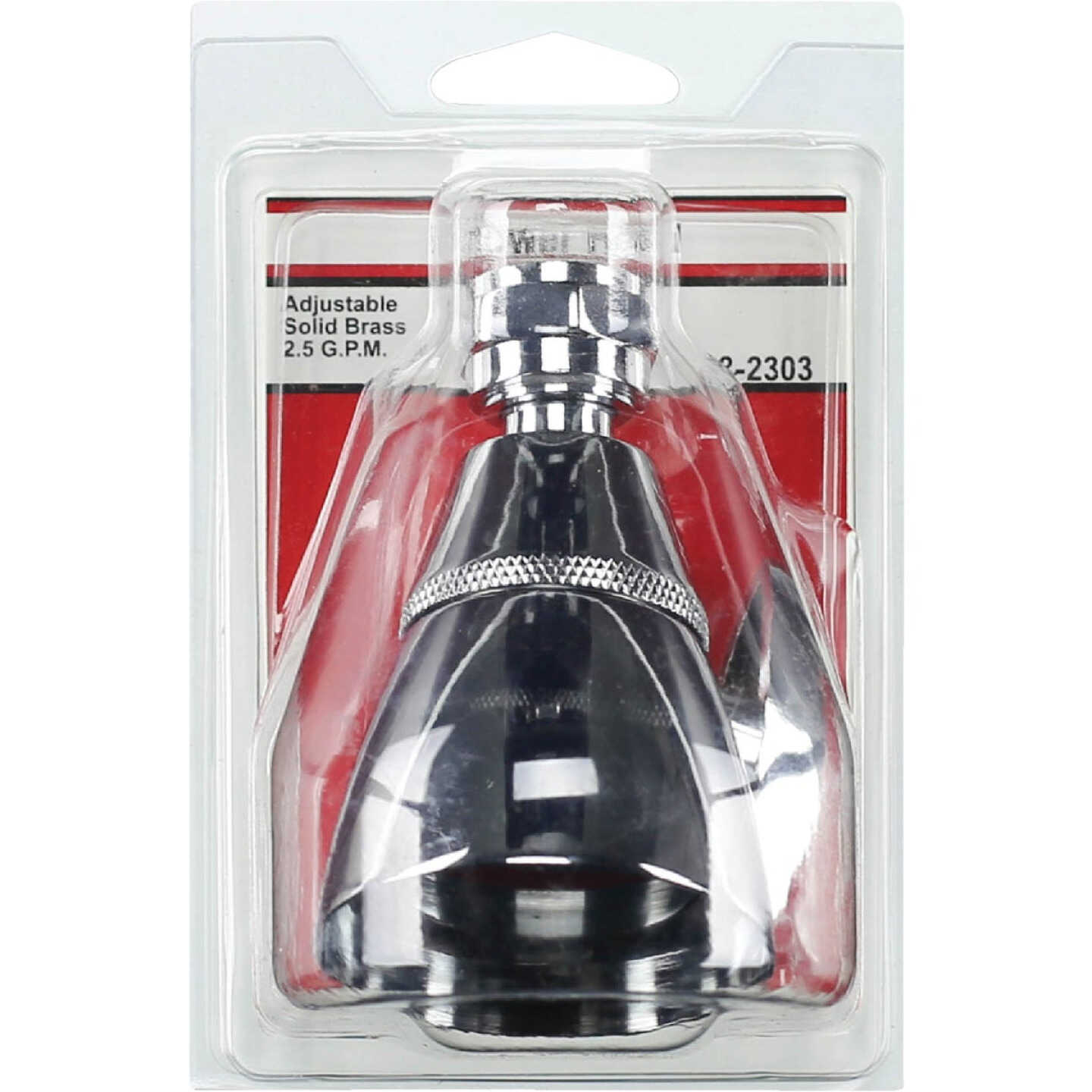 Lasco Chatam Style 1-Spray 1.8 GPM Fixed Shower Head, Chrome Image 2