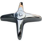 Lasco Price Pfister Beaux Art Cold Handle Chrome Tub & Shower Handle Kit Image 1