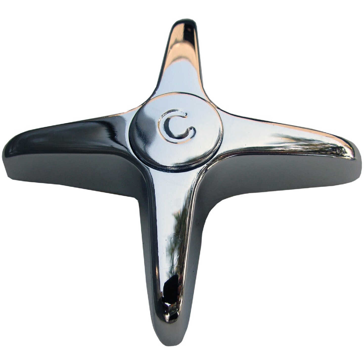 Lasco Price Pfister Beaux Art Cold Handle Chrome Tub & Shower Handle Kit Image 1