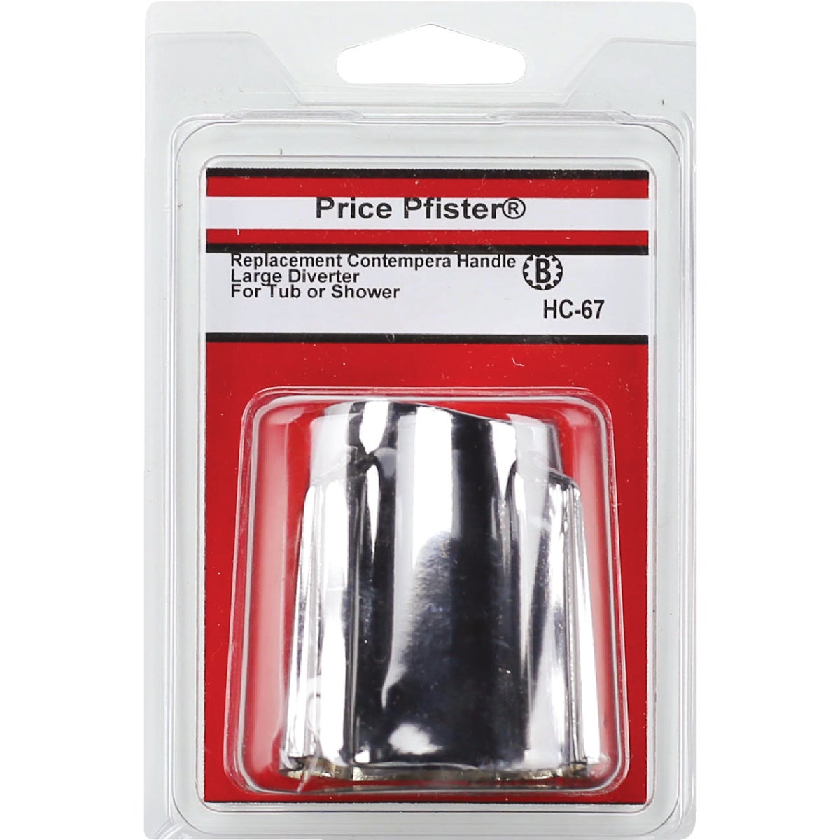 Lasco Price Pfister Contemporary Diverter Knob Large Tub & Shower Handle Kit Image 2