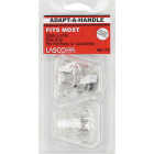 Lasco Universal Hot & Cold Clear Tub & Shower Handle Kit Image 2