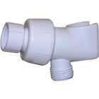 Lasco White Plastic Shower Bracket Image 1