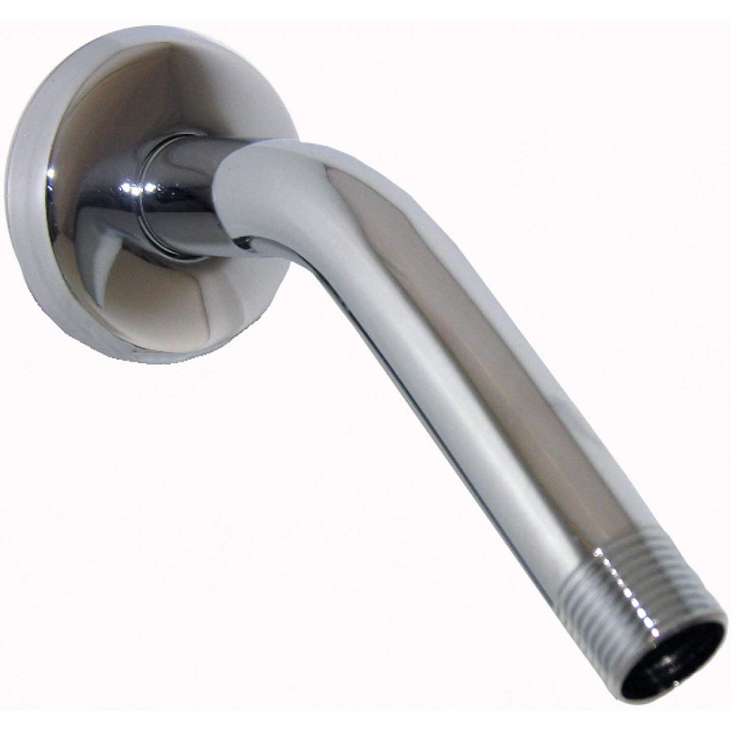 Lasco 8 In. Chrome Shower Arm and Flange Image 1