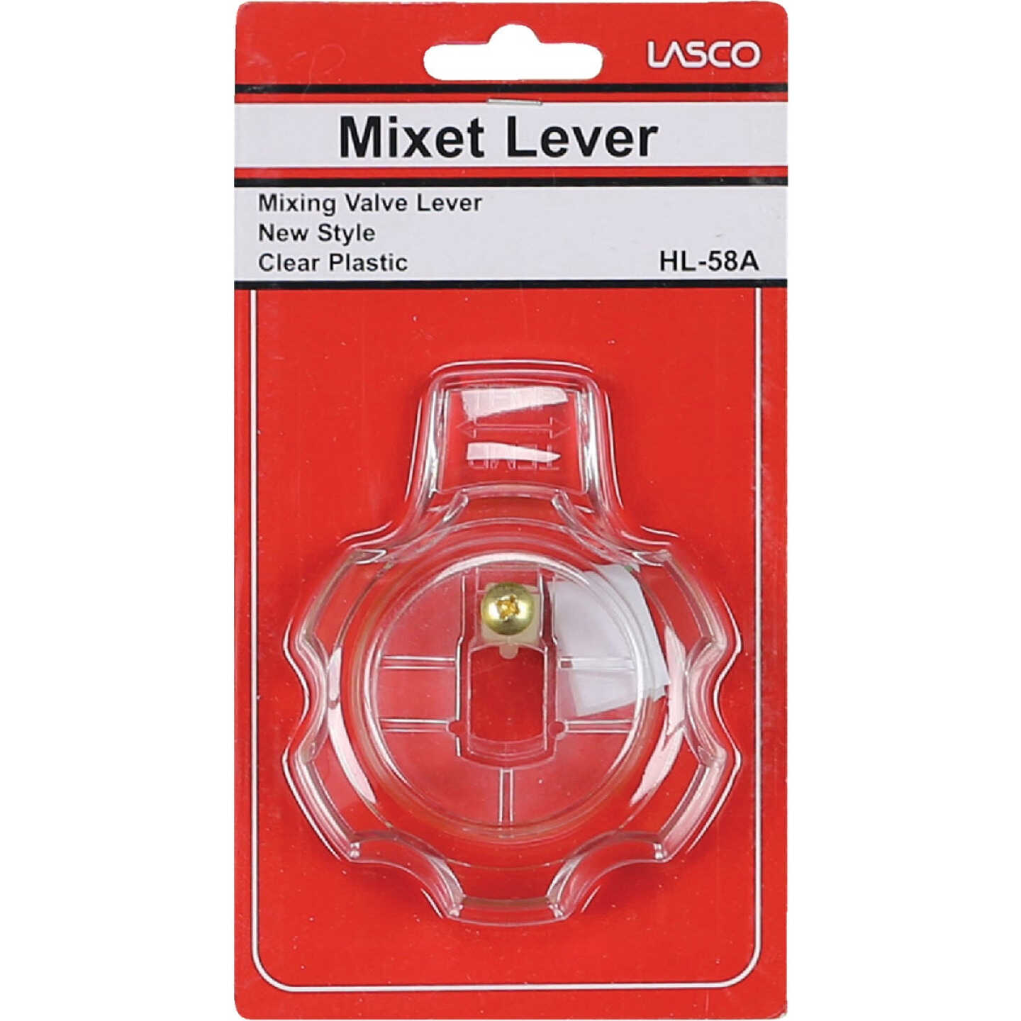 Lasco Mixet Lever Handle Clear Tub & Shower Handle Kit Image 2