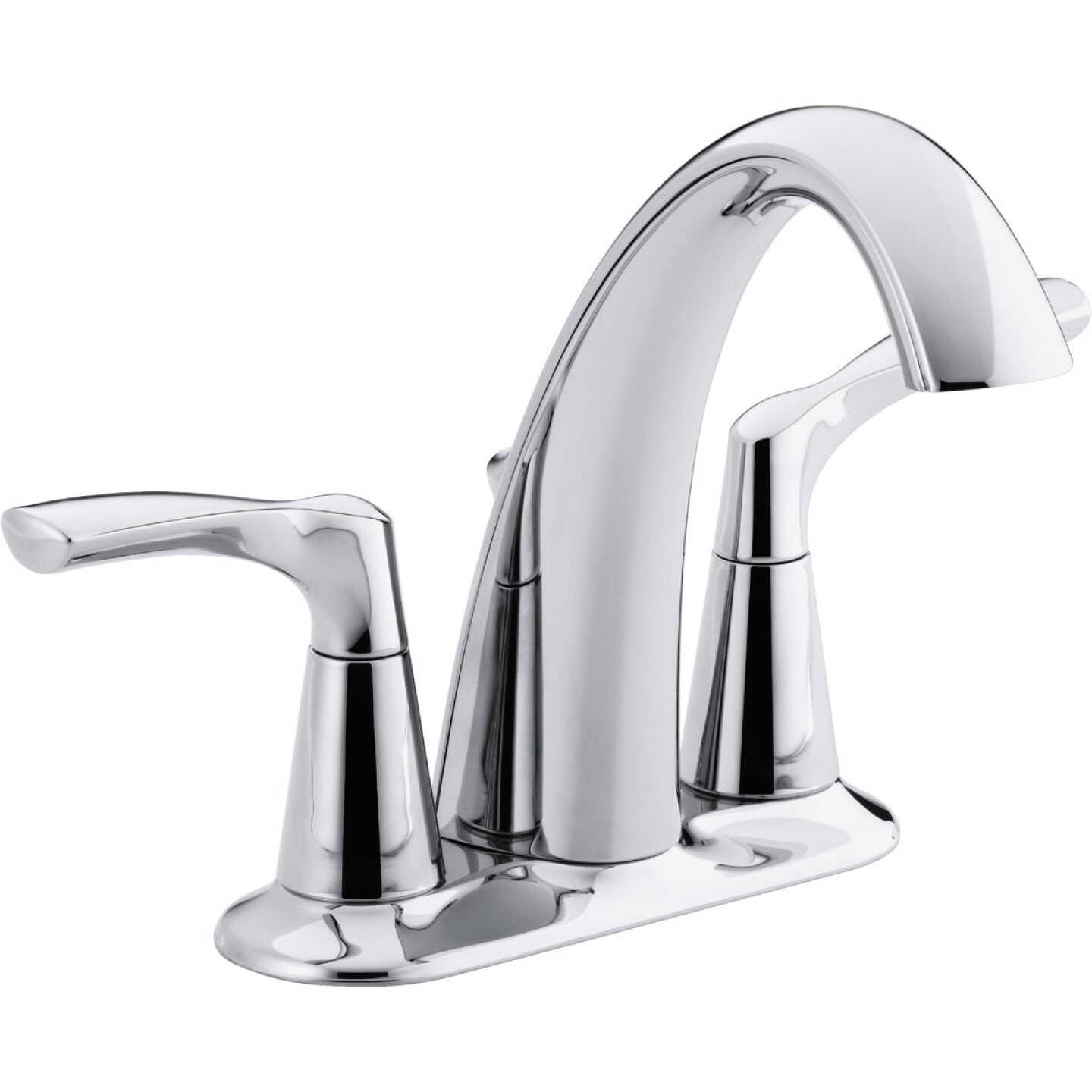 Kohler Mistos Chrome 2-Handle Lever 4 In. Centerset Bathroom Faucet with Pop-Up Image 1