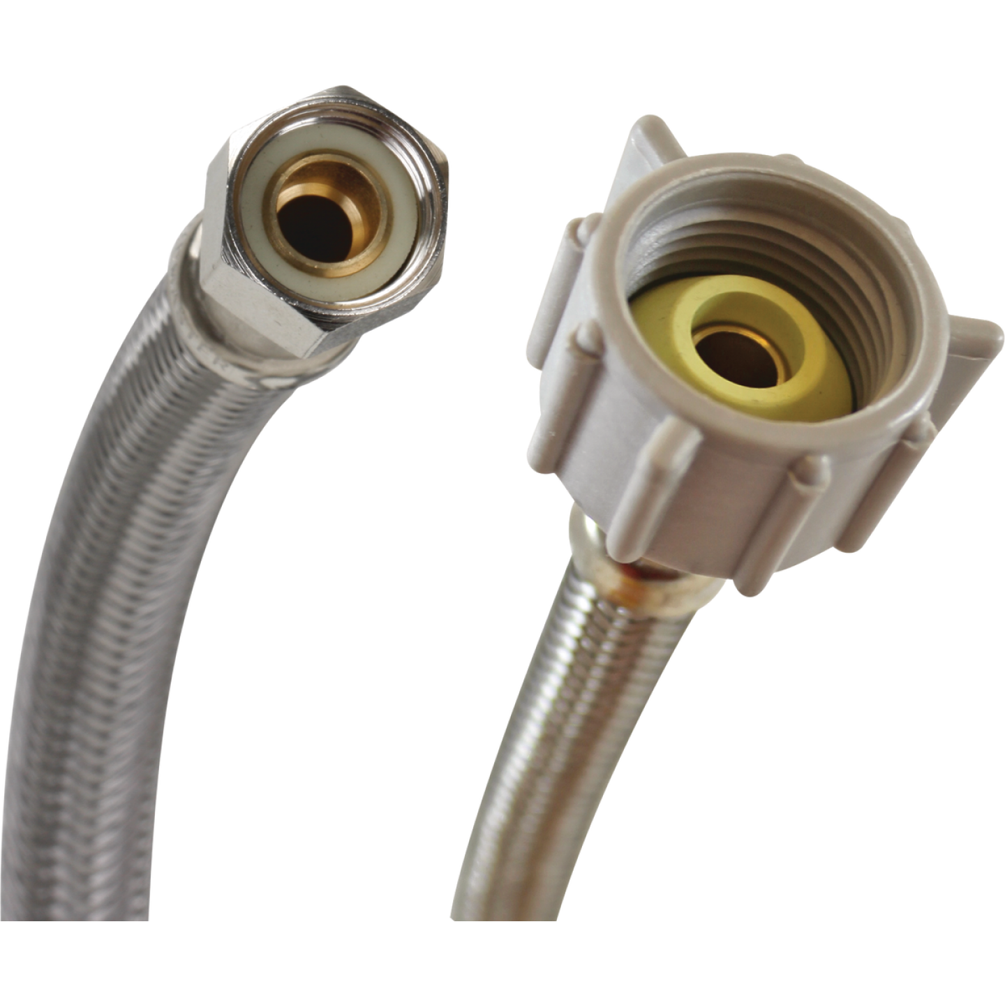 Fluidmaster 3/8 In. Comp x 7/8 In. Ballcock x 16 In. L Braided Stainless Steel Toilet Connector Image 1