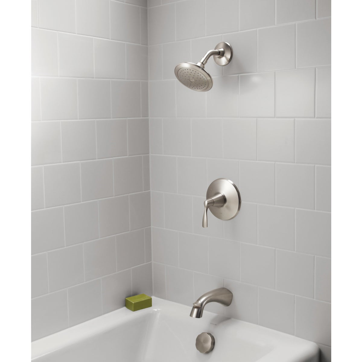 Kohler Mistos Brushed Nickel Single-Handle Tub & Shower Faucet Image 2
