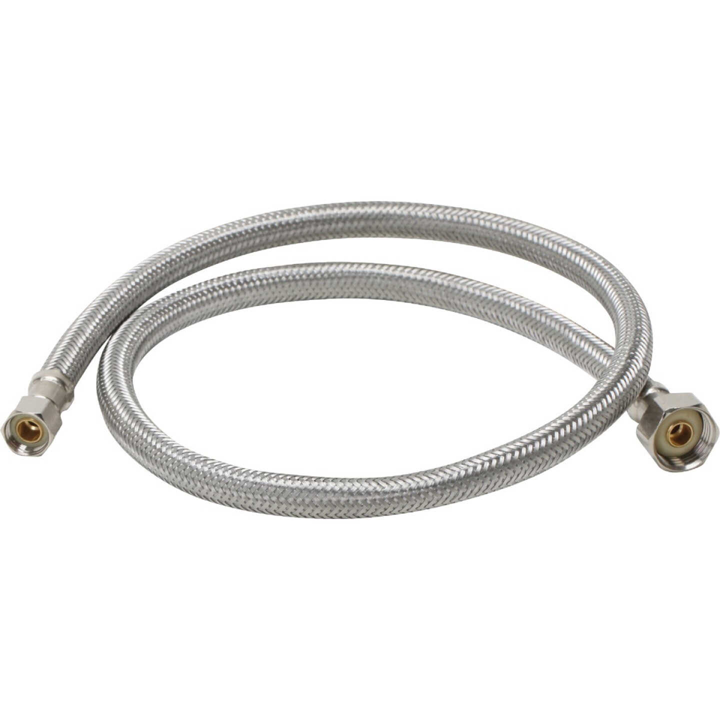 Fluidmaster 3/8 In. C x 1/2 In. FIP x 36 In. L Braided Stainless Steel Faucet Connector Image 5