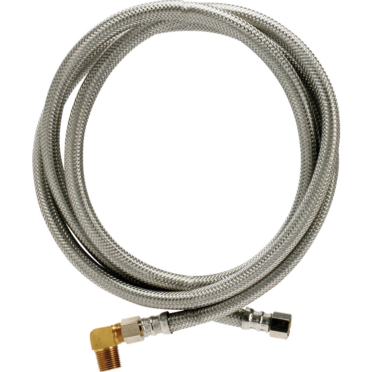 Fluidmaster 3/8 In. x 3/8 In. x 60 In. L Stainless Steel Dishwasher Connector Image 4