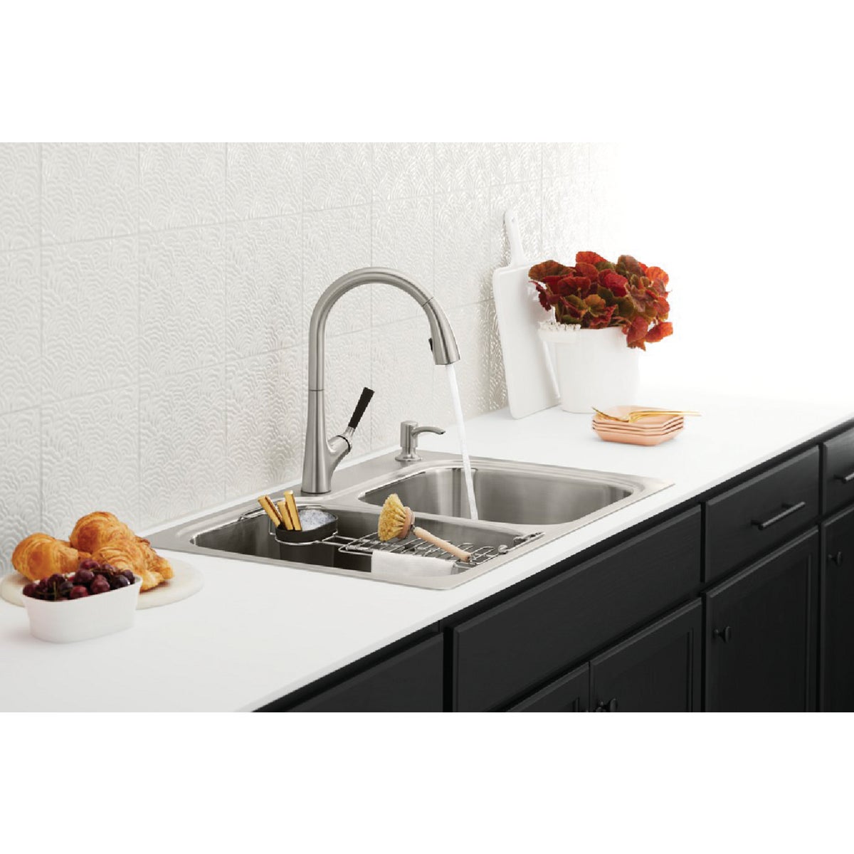 Kohler Malleco 1-Handle Lever Pull-Down Kitchen Faucet, Stainless Image 8