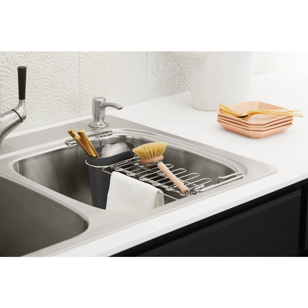 Kohler Malleco 1-Handle Lever Pull-Down Kitchen Faucet, Stainless Image 9