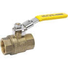 ProLine 1/2 In. FIP x 1/2 In. FIP Brass Locking Ball Valve Image 1