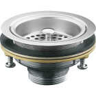 Kohler Duostrainer 3-1/2 In. to 4 In. Opening Basket Strainer Assembly in Polished Chrome Finish Image 1