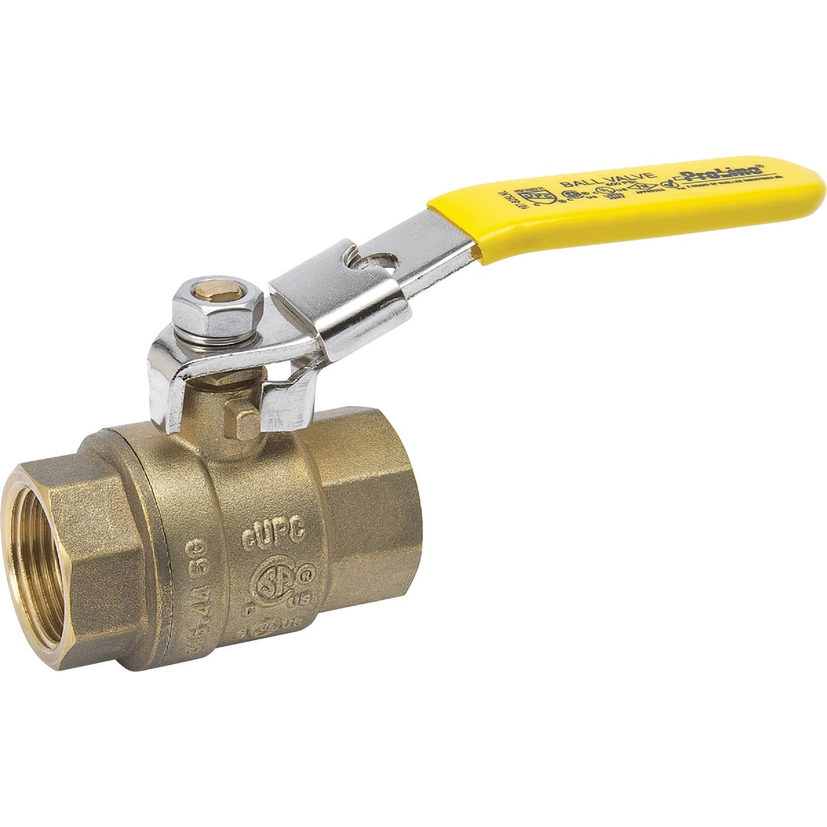 ProLine 3/4 In. FIP x 3/4 In. FIP Brass Locking Ball Valve