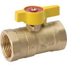 ProLine 1/2 In. FIP x 1/2 In. FIP Brass Quarter Turn 2-Piece Body Gas Valve Image 1